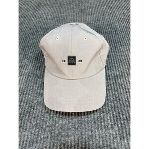 Pukka Custom Headwear Gray Baseball Cap 1969 M Logo Adjustable Dad Hat Mens